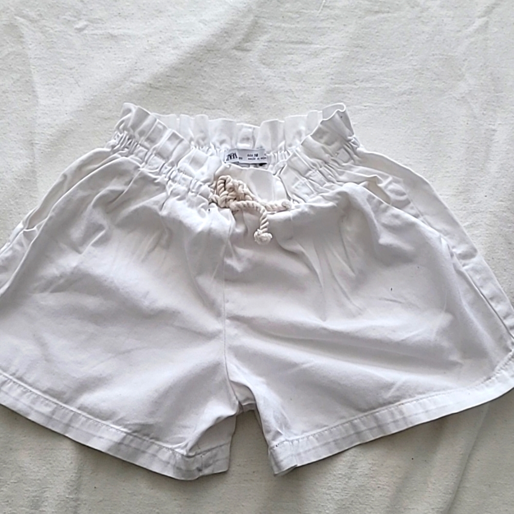 ZARA Girls Shorts White Size 10